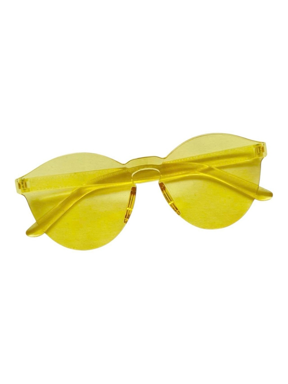 Yellow Frameless Sunglasses - Picture 1 of 4